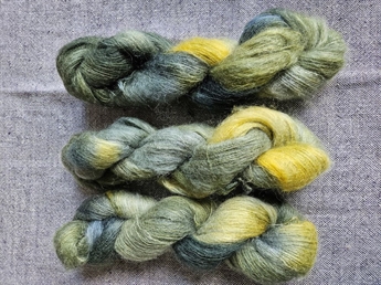 Mohair-silke lace garn